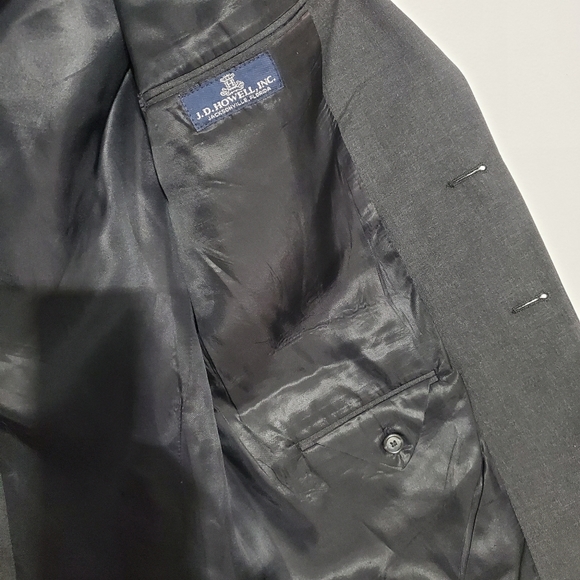 27) BURBERRYS' Vintage Blazer Pure Wool USA Made Sz. 40 - Picture 6 of 10